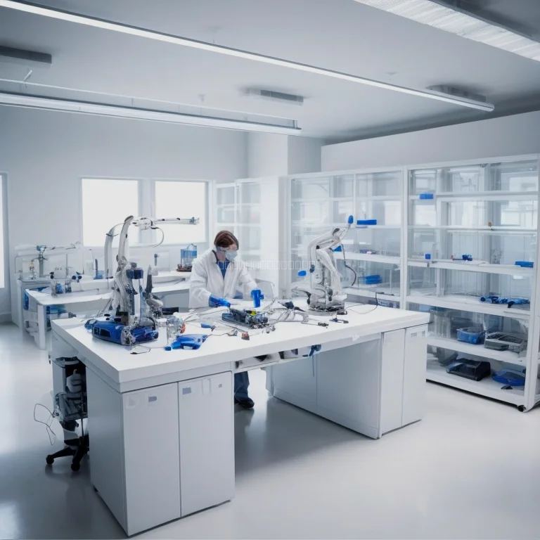 Team im Forschungsraum