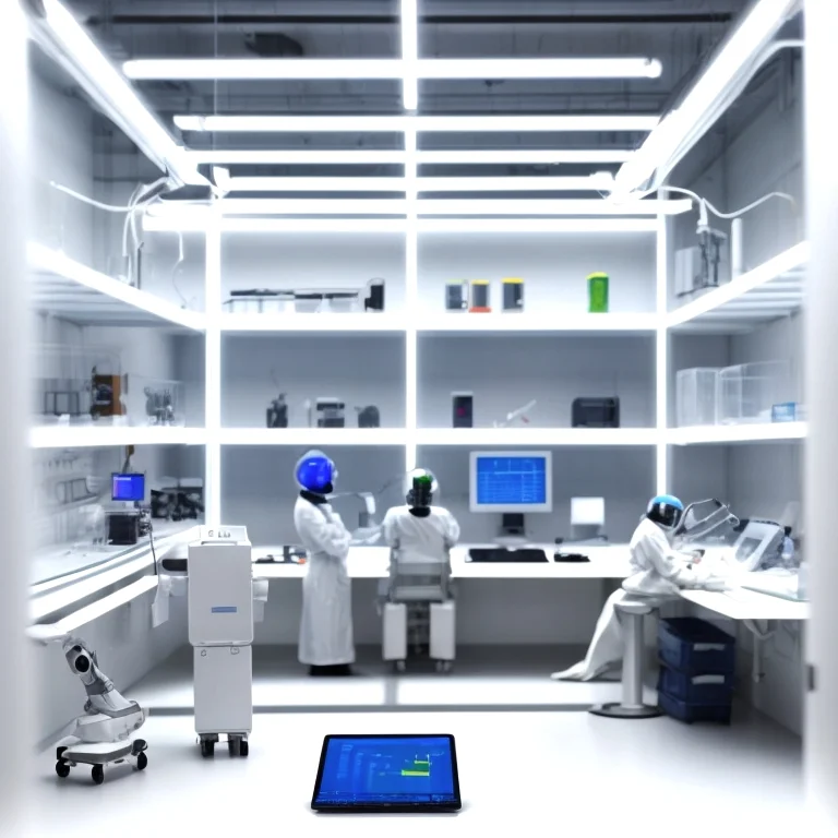 Labor mit Testgeräten