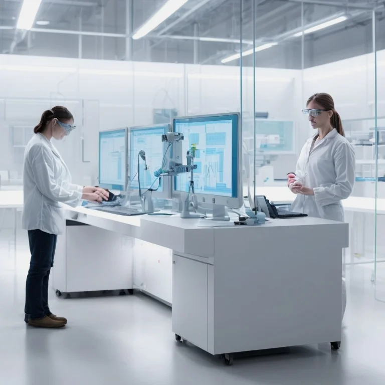 Gerätetest im Labor